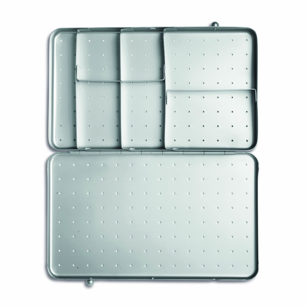 | Discontinued | Needle case with holes, 7 compartments (50 X 95 X 13 mm)