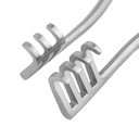 Retractor Weitlaner - 3 x 4 Teeth, (Length: 200mm, Form: blunt)