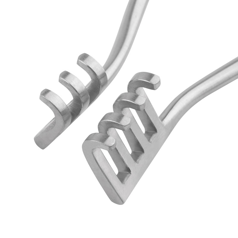 Retractor Weitlaner - 3 x 4 Teeth, (Length: 165mm, Form: blunt)