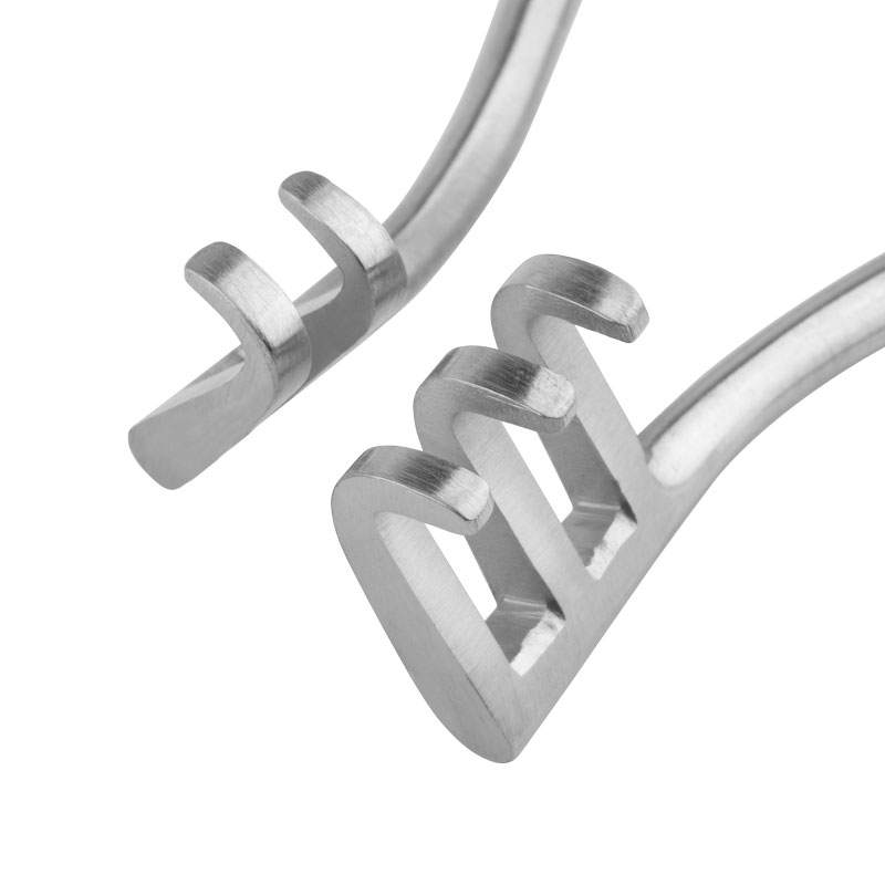 Retractor Weitlaner - 2 x 3 Teeth, (Length: 105mm, Form: blunt)