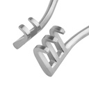 Retractor Weitlaner - 2 x 3 Teeth, (Length: 105mm, Form: blunt)