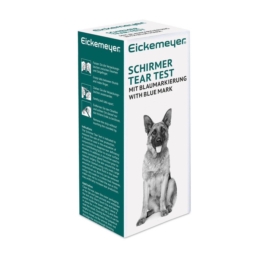 SCHIRMER Tear Test Strips with Blue Mark