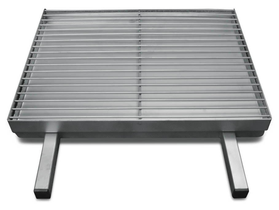 Drip pan with grid