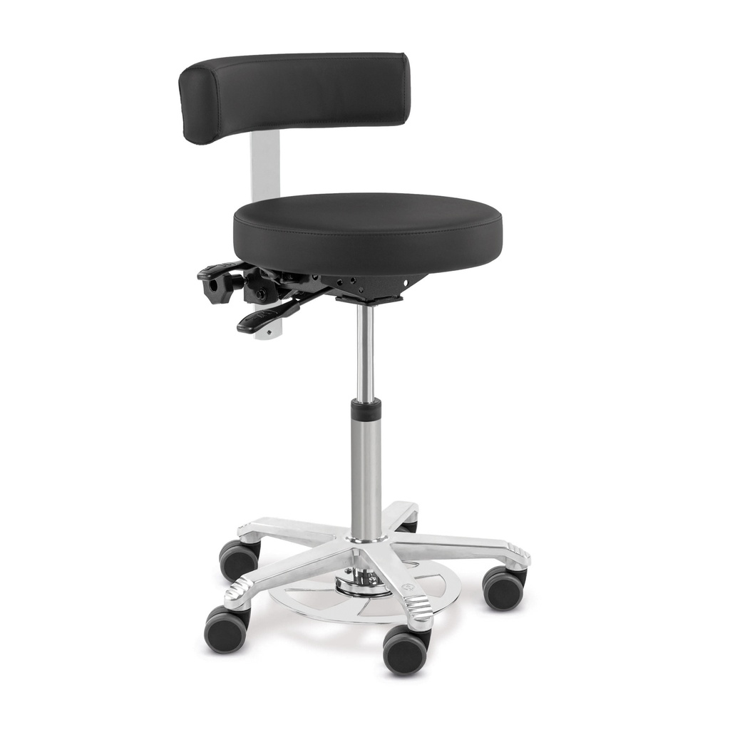 SCORE® Medical Operating Chair, round seat, backrest and foot control