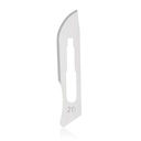 Scalpel blades standard, # 20, sterile Box of 100 pcs.