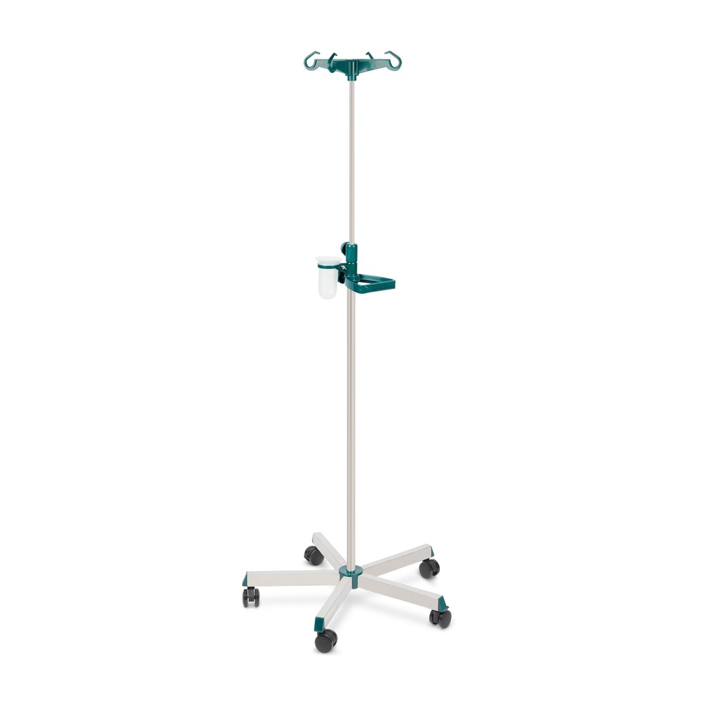 I.V. Drip Stand - Green Plastic top