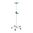 I.V. Drip Stand - Green Plastic top