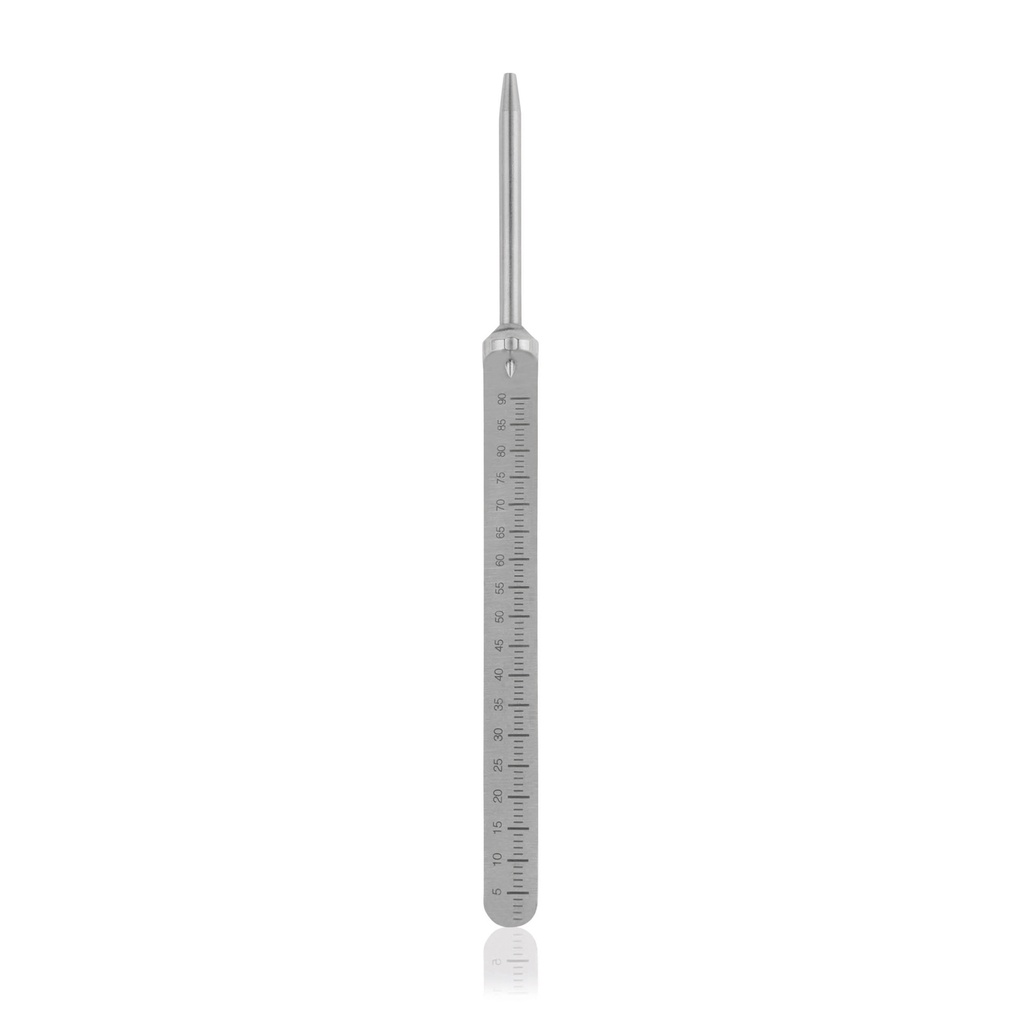 Screw Length Measuring Device, for KIRSCHNER Wires Ø 0.9 – 1.6 mm, L 150 mm