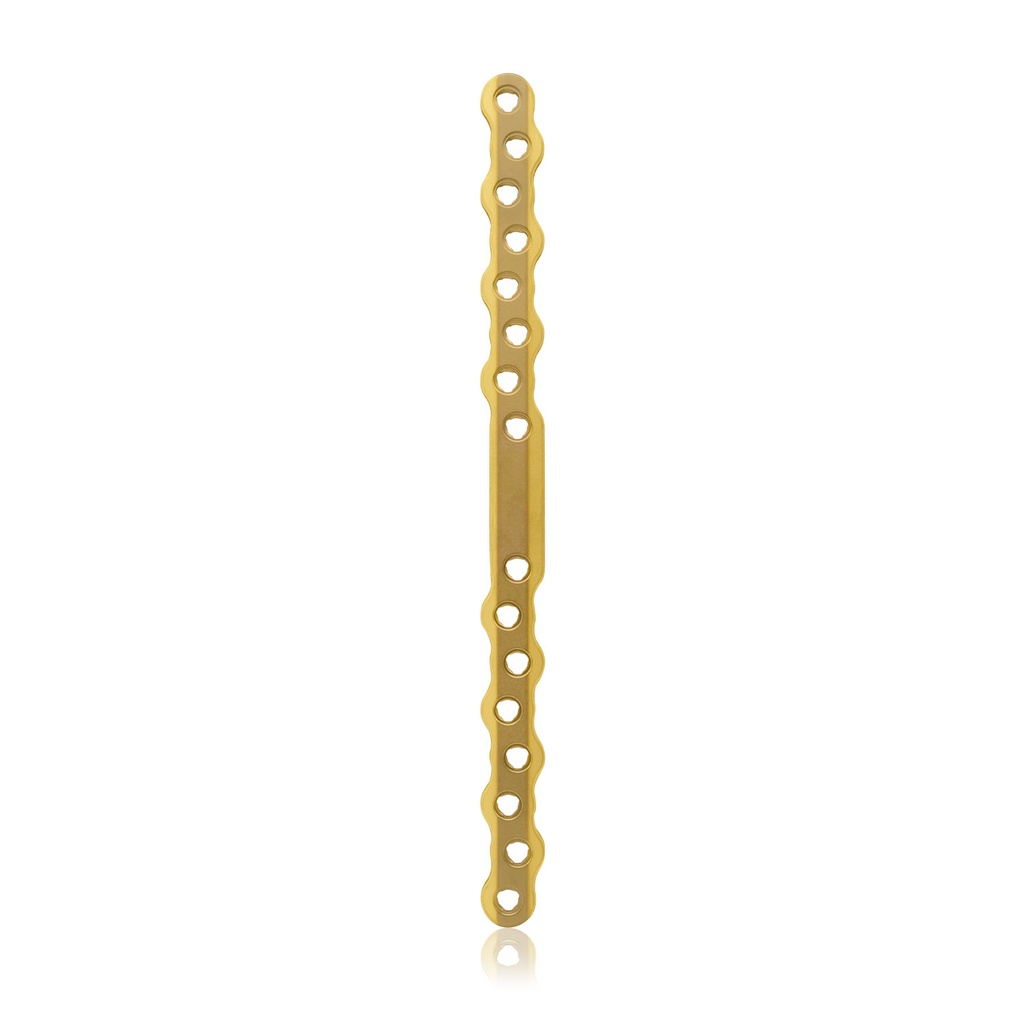 EickLoxx S-Type bone plate 16-hole, 180 x 12 x 4.5mm (Gold)