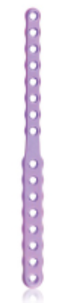 EickLoxx Small Contour 2.2mm cricket plate, 8+8 holes
