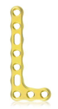 EickLoxx Small Contour 2.2 mm L plate RIGHT, 9 holes