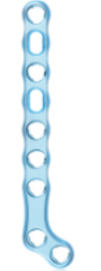 EickLoxx Small Contour 3.0 mm hockey plate RIGHT, 9 holes