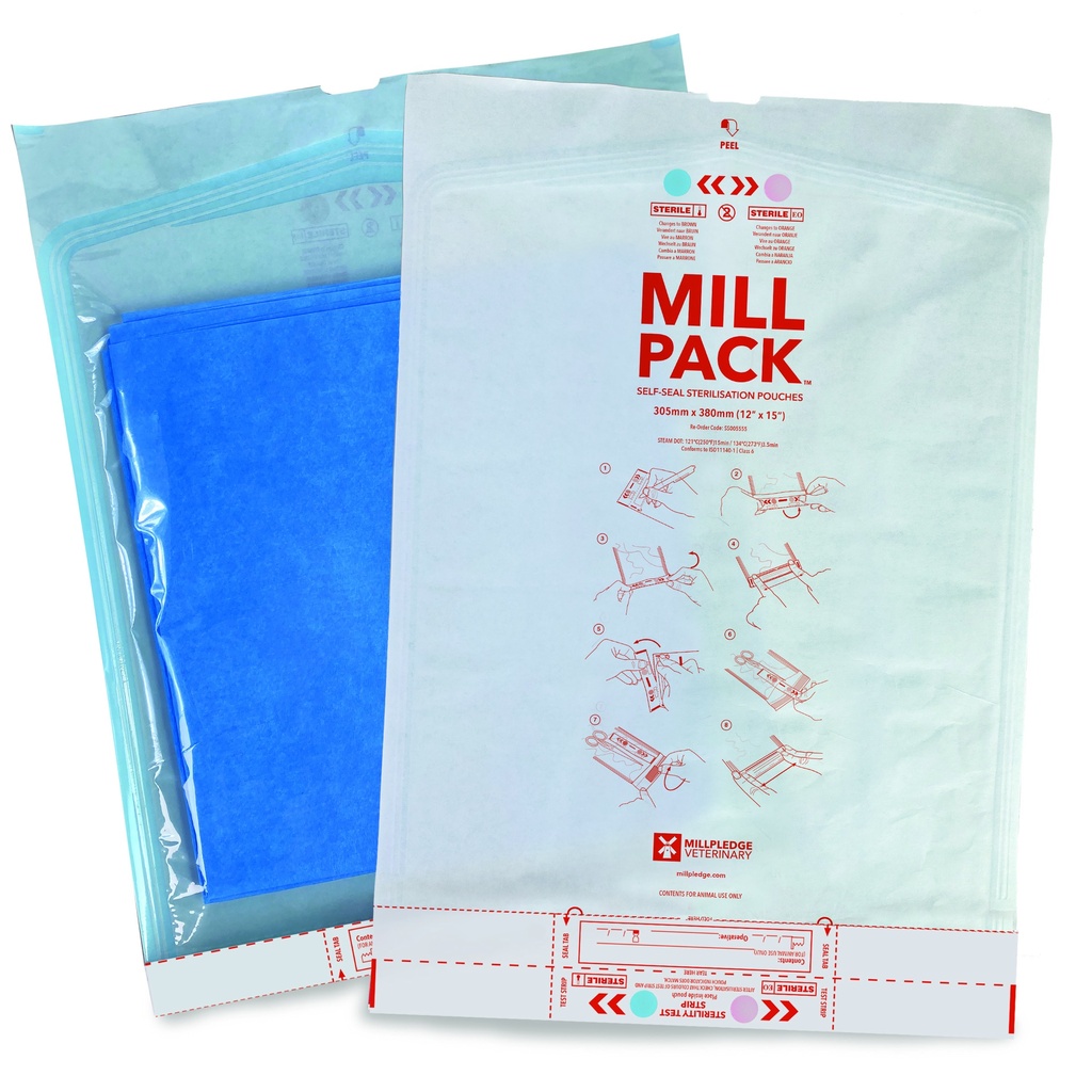 Millpledge Millpack SS Pouch 12'' x 15'' (pk200)
