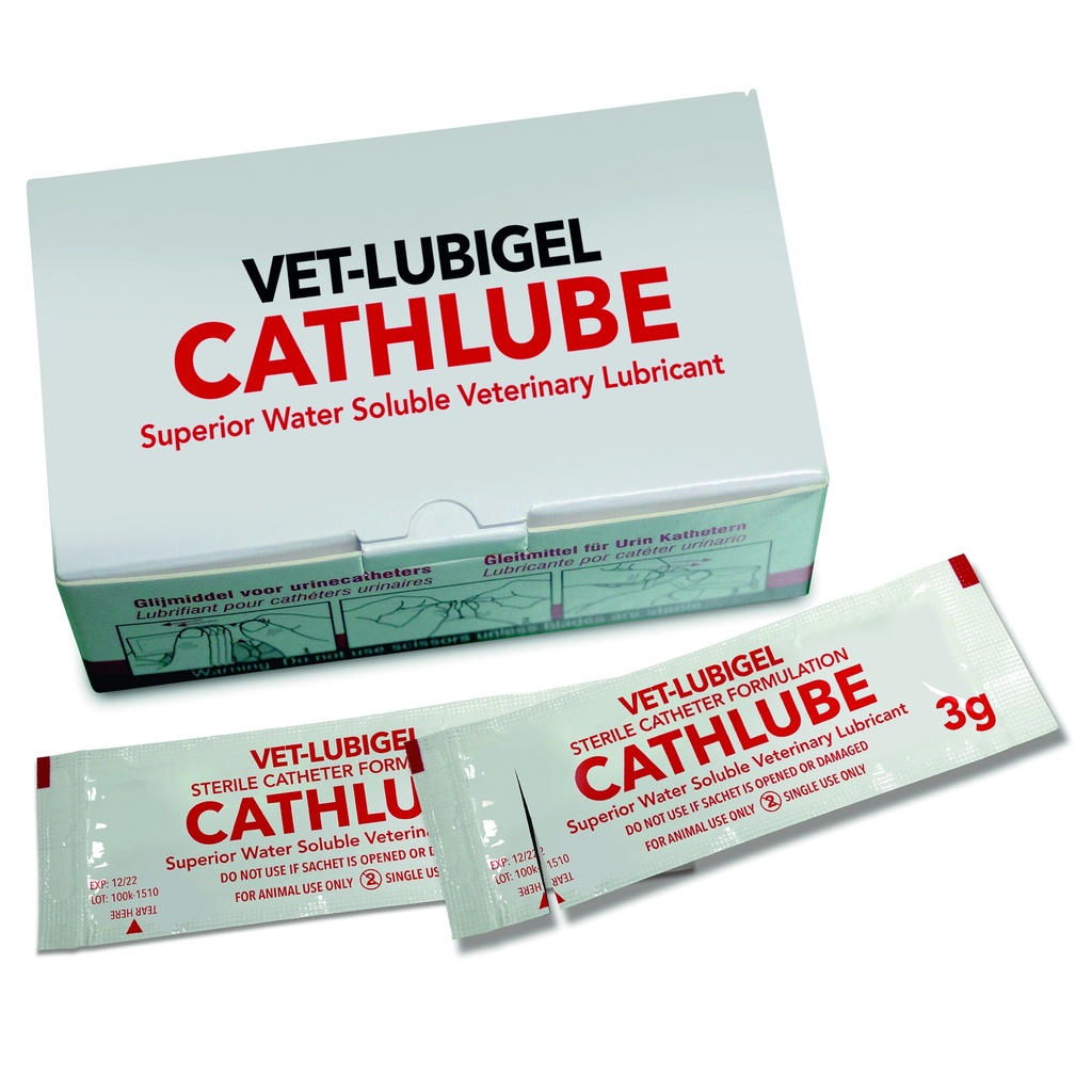 Millpledge Lubigel CathLube Sterile 3g Sachets (25's)