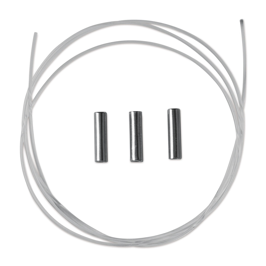 Set of 3 crimp tubes 10mm and Nylon 50cm (for animals up to 10 kg)