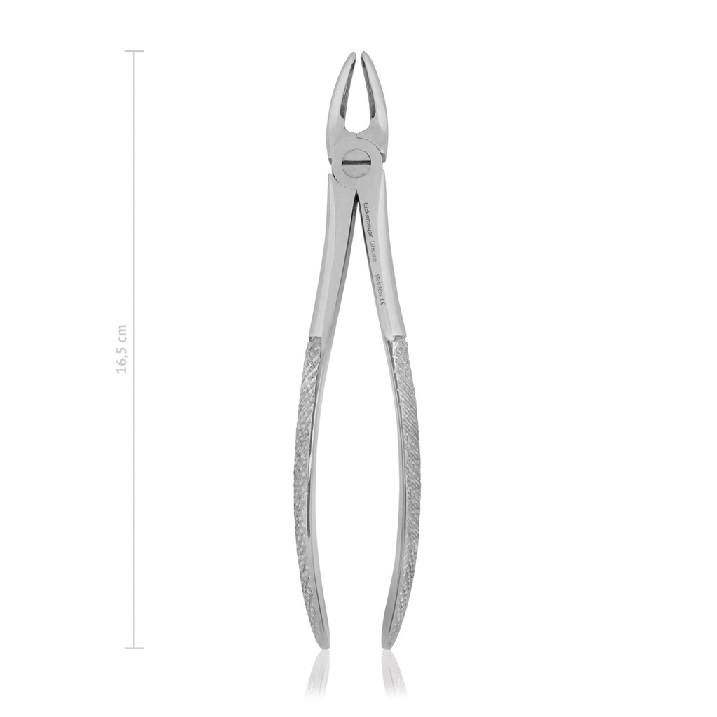 Dental Extraction Forceps - Diamond coated, (Length: 165mm)