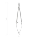 BARRAQUER Needle Holder (Length: 130mm, Form: curved) 