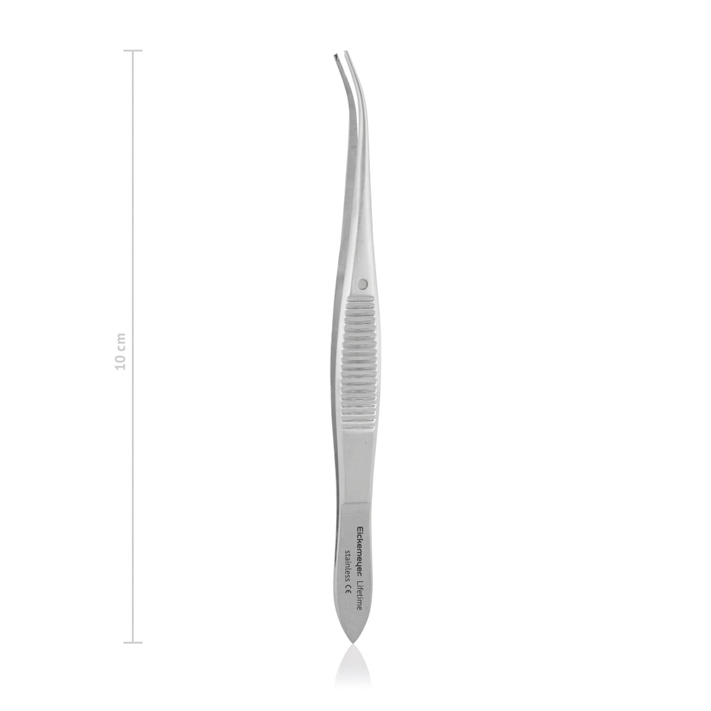 GRÄFE Iris Forceps - 1 x 2 Teeth (curved)