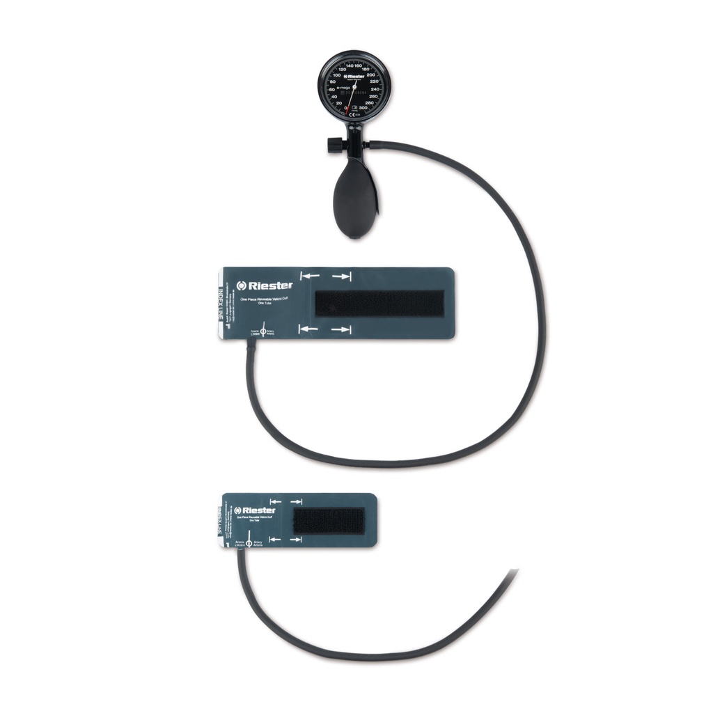 Sphygmomanometer with 2 Cuffs