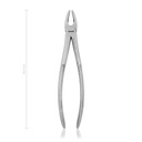 Dental Extraction Forceps, roots (Length: 165mm, Form: Straight)