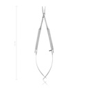 BARRAQUER Needle Holder (Length: 110mm, Form: curved) 