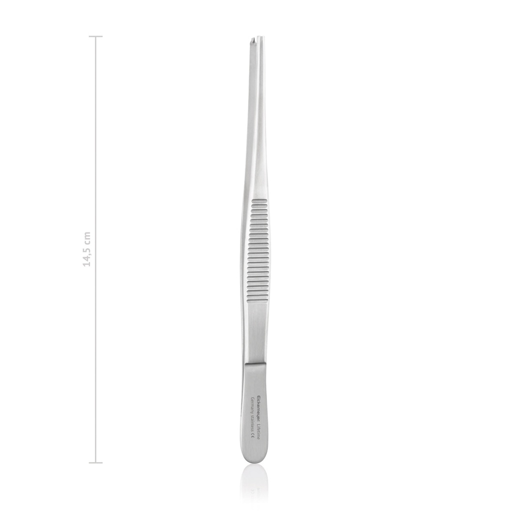 Tissue Forceps Rat Tooth - Standard, 1 x 2 Teeth, (Length: 145mm)