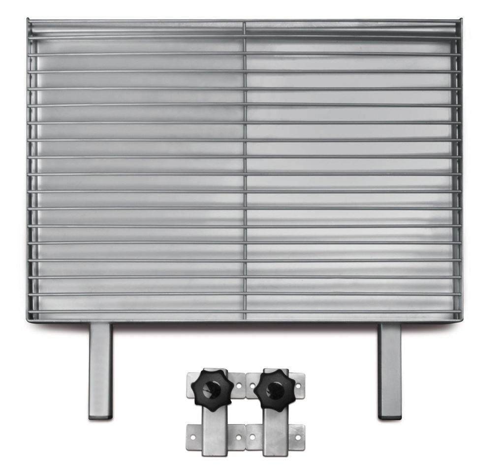 Drip pan with grid