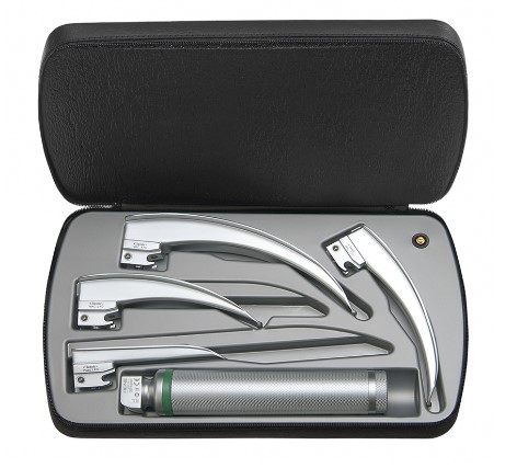 [HE40200] Heine Macintosh Laryngoscope 4 Blade XHL Battery Set