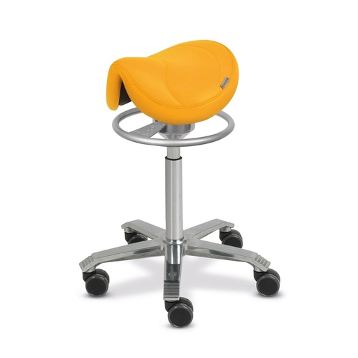 [6101010030] SCORE® AMAZONE Saddle Stool (Ochre Yellow, w Balance)