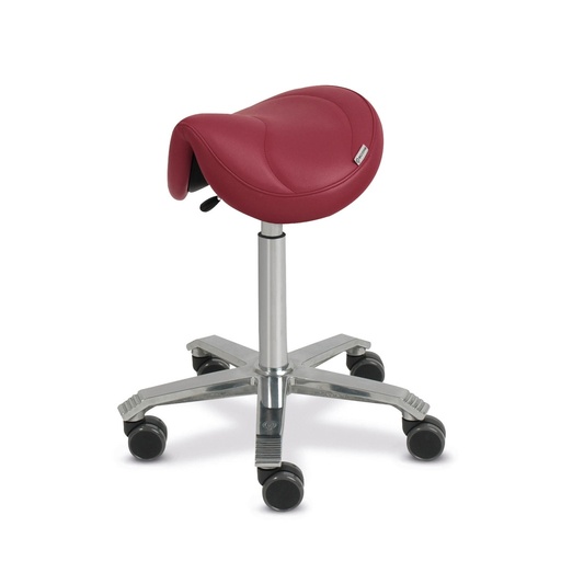 [6101010020] SCORE® AMAZONE Saddle Stool (Burgundy, w/o Balance)