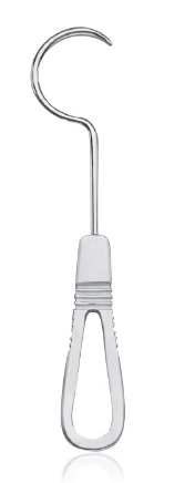 [181545] Curved graft passer, 4,5 cm, 6 3/4" 17.5 cm