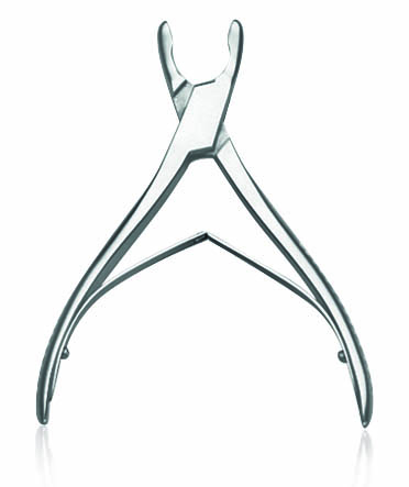 [184115] Bone rongeur Luer, curved, 15 cm, 6"
