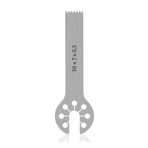 [195050] Saw Blade for OrthoVet PRO/OrthoVet PLUS with AESCULAP connection, St/St, L30 x W7 x H0.5mm