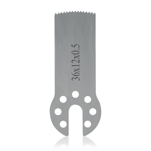 [196160] OrthoVet Saw Blade with AESCULAP Connection, dimensions (in mm): L 36 x B 12.0 x H 0.5