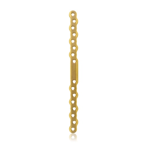 [187758] EickLoxx S-Type bone plate 16-hole, 180 x 12 x 4.5mm (Gold)