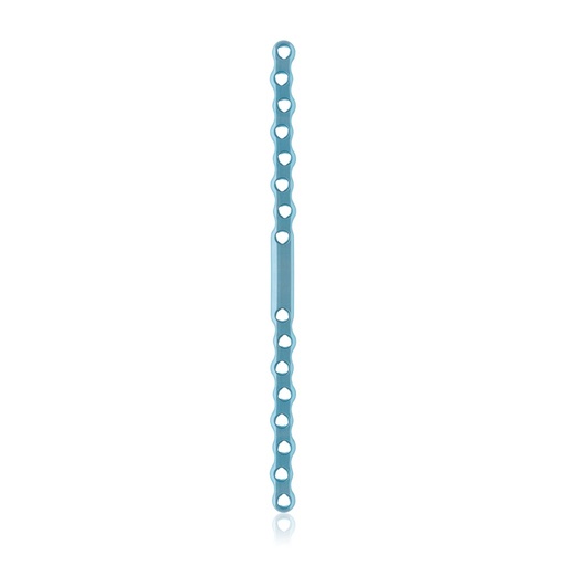 [187778] EickLoxx Large bone plate, 16-hole, S Type, 180 x 10,5 x 3,2 mm (Light Blue)