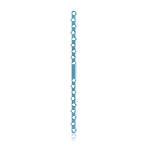 [187779] EickLoxx Large bone plate, 18-hole, S Type, 210 x 10,5 x 3,2 mm (Light Blue)