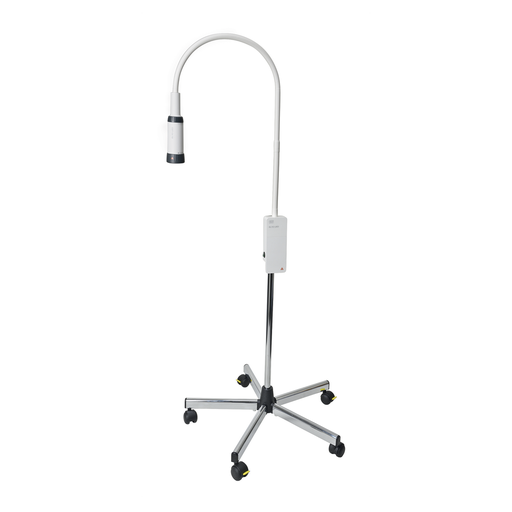 [J-008.27.003] Heine EL10 LED Examination Light on Wheeled Stand