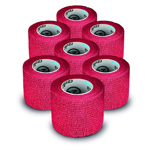 [AC03403A] Millpledge Rapz Red 4'' x 5.5yds (pk 12)