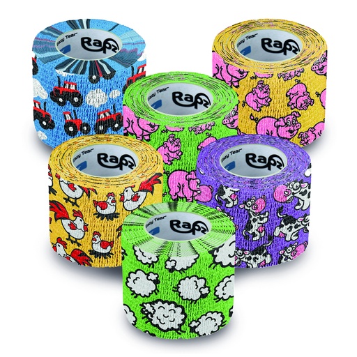 [AC07299A] Millpledge Rapz Funny Farm Vty Pack 2'' (pk 12)