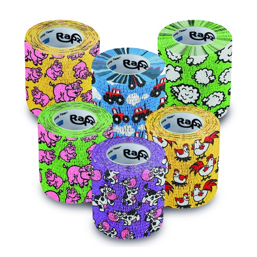 [AC07399A] Millpledge Rapz Funny Farm Vty Pack 3'' (pk 12)