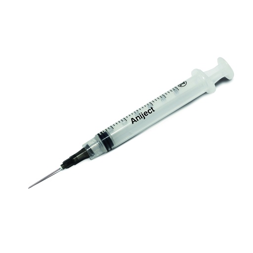 [MP08919A] Millpledge Aniject 3pt.3ml WNA 22g x 1'' L/L (pk 100)