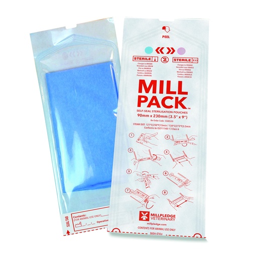 [SS00520A] Millpledge Millpack SS Pouch 3.5'' x 9'' (pk200)