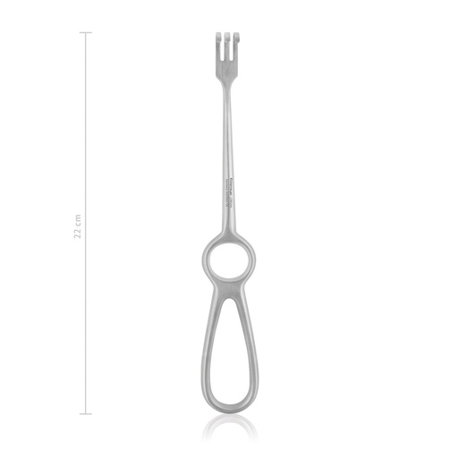 [160503] Retractor Volkmann - 3 Prongs, (Length: 220mm, Form: blunt)