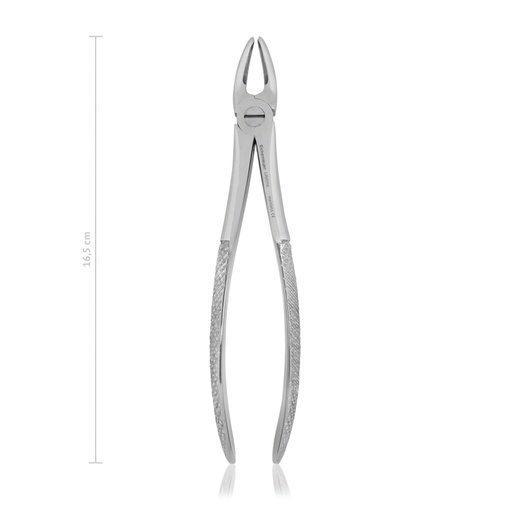 [176015] Dental Extraction Forceps - Diamond coated, (Length: 165mm)