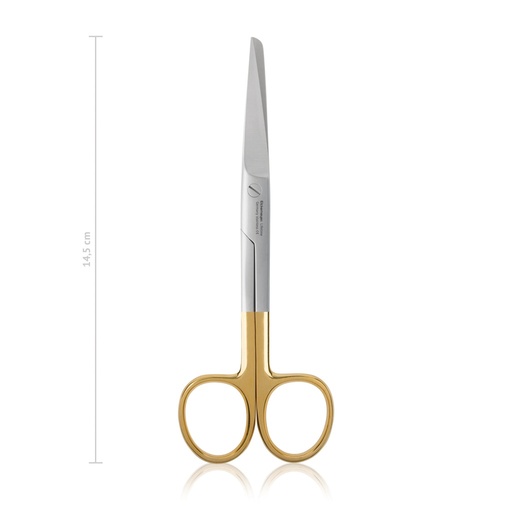 [113314] Operating Scissors (TC) (b/s, 14.5cm, curved)