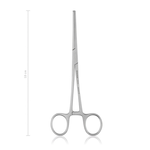 [974018] Artery Forceps Rochester-Ochsner (Kocher) - Basic(Length: 180mm, Form: straight) 