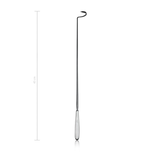 [154145] Deschamps Needle - Left Hand (45cm, Sharp)