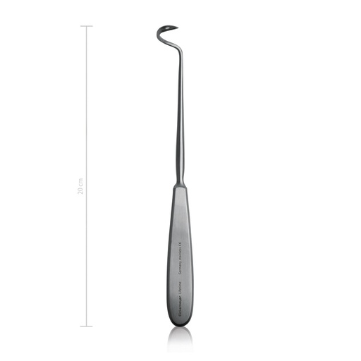 [154020] Deschamps Needle - Right Hand (20cm, Sharp)