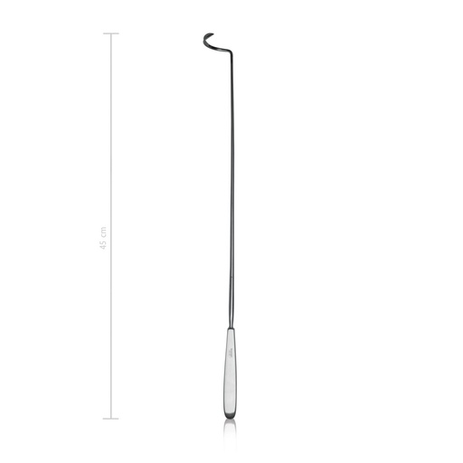 [154045] Deschamps Needle - Right Hand (45cm, Sharp)